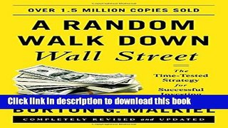 [Popular] A Random Walk Down Wall Street: The Time-Tested Strategy for Successful Investing