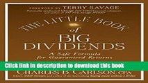 [Popular] The Little Book of Big Dividends: A Safe Formula for Guaranteed Returns Kindle Collection