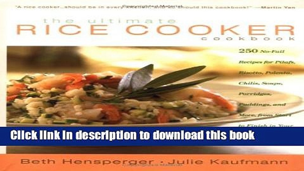 [Download] The Ultimate Rice Cooker Cookbook Hardcover Collection