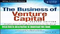 [Popular] The Business of Venture Capital: Insights from Leading Practitioners on the Art of