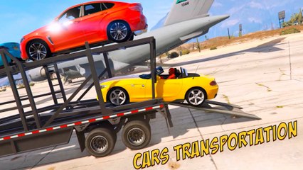 Spiderman s BMW Collection Cars Transportation Cartoon for Kids with Funny Nursery Rhymes Songs