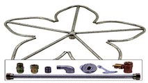 Spotix Penta Natural Gas Fire Pit Burner Kit 24 Inch