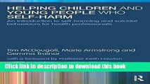 Books Helping Children and Young People who Self-harm: An Introduction to Self-harming and