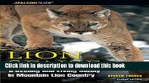 [Popular Books] Lion Sense, 2nd: Traveling and Living Safely in Mountain Lion Country (Kestrel)