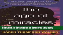 Ebook The Age Of Miracles Free Online