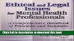 Ebook Ethical and Legal Issues for Mental Health Professionals: A Comprehensive Handbook of