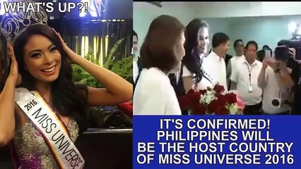 MISS UNIVERSE 2016 WILL BE HOSTING BY THE PHILIPPINES FOR 3RD TIME IN MISS UNIVERSE HISTORY