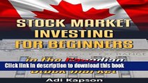 [Popular] Stock Market Investing for Beginners in Canadian Stock market Kindle Collection