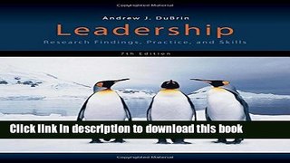 [Download] Leadership: Research Findings, Practice, and Skills Hardcover Collection