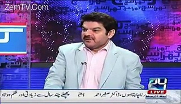 Fight Between Mubashir Luqman & Kashif Mirza- Kashif Mirza Left the show at starting