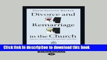 Books Divorce and Remarriage in the Church: Biblical Solution for Pastoral Realities (Easyread