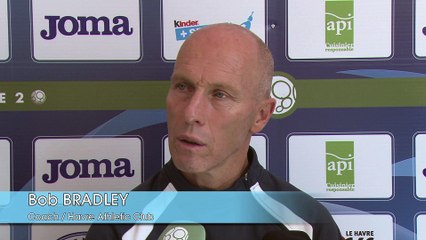 Before GFC Ajaccio - HAC, Bob Bradley's interview