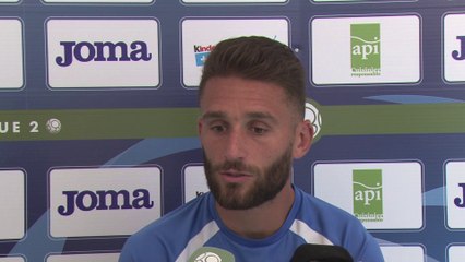 Avant GFC Ajaccio - HAC, interview de Cédric Cambon