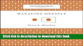 [Popular] Managing Oneself Kindle Online