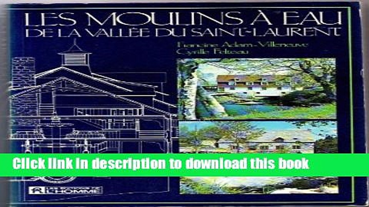 [Download] MOULINS A EAU DE LA VALLEE DU Paperback Collection