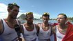 Jeux Olympiques 2016 - Aviron - La réaction des Français médaillés de bronze