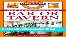 [PDF Kindle] The Upstart Guide to Owning and Managing a Bar or Tavern Free Books