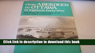 [Download] From Aberdeen to Ottawa in 1845: The diary of Alexander Muir Kindle Collection