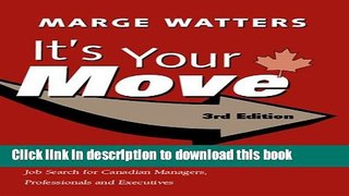 [Popular] Its Your Move Hardcover Free