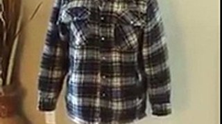 North 15 Men's Flannel Shirt, GREAT CAMPING SHIRT OR JACKET DEPENDING ON WHERE YOU LIVE