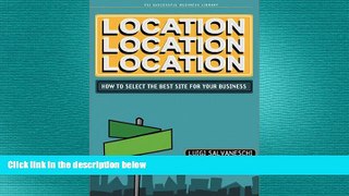 FREE DOWNLOAD  Location, Location, Location (PSI Successful Business Library)  FREE BOOOK ONLINE