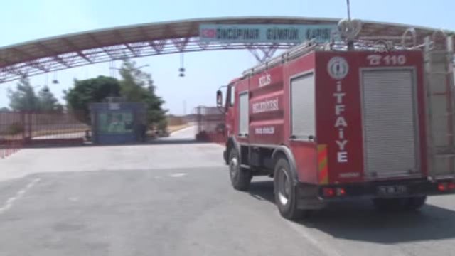 Suriye Sınır Hattında Yangın