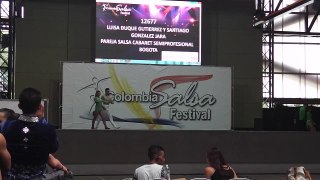 Salsa Latina Pareja Salsa Semiprofesional Luisa y Santiago 2 Fase CSF2016