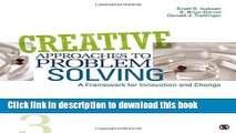 [Download] Creative Approaches to Problem Solving: A Framework for Innovation and Change Hardcover