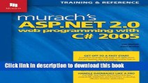 [Download] Murach s ASP.NET 2.0 Web Programming with C# 2005 Kindle Online