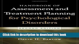 Ebook Handbook of Assessment and Treatment Planning for Psychological Disorders, 2/e Full Online