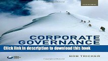 [Popular] Corporate Governance: Principles, Policies, and Practices Hardcover Collection
