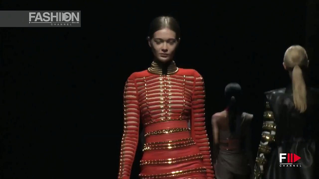"BALMAIN" Autumn Winter 2014 Paris by Fashion Channel