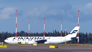 Finnair airbus a330-300  taking off at helsinki|FINAVIATOR