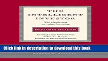 [Popular] Intelligent Investor: The Classic Text on Value Investing Hardcover Free