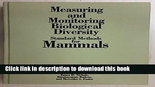 [Popular] Measuring And Monitoring Bio Div Hardcover Free