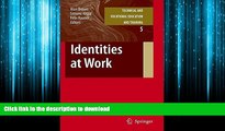 FAVORIT BOOK Identities at Work (Technical and Vocational Education and Training: Issues, Concerns