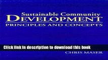 Sustainable Community Development: Principles and Concepts PDF Ebook