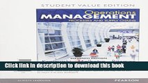 [Popular] Operations Management: Processes and Supply Chains, Student Value Edition Plus MyOMLab