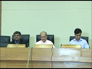 Gandhinagar minister Bhupendrasinh Chudasama briefs on Land Acquisition Amendment Bill