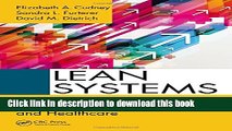 [Download] Lean Systems: Applications and Case Studies in Manufacturing, Service, and Healthcare
