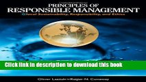 [Popular] Principles of Responsible Management: Global Sustainability, Responsibility, and Ethics