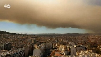 Orman yangını Marsilya’yı tehdit ediyor