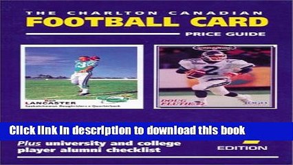 [Download] Canadian Football Card Price Guide (4th Edition) - The Charlton Standard Catalogue