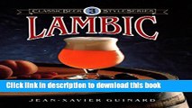 [Popular] Lambic (Classic Beer Style Series) Paperback Free