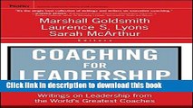 [Popular] Coaching for Leadership: Writings on Leadership from the World s Greatest Coaches