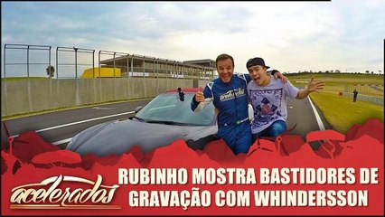 Rubinho mostra bastidores de gravação com Whindersson