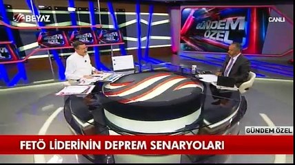 Melih Gökçek FETÖ elebaşının deprem senaryosunu gözler önüne serdi