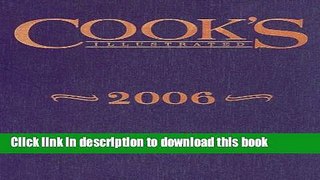 [PDF] Cook s Illustrated 2006 Full Online