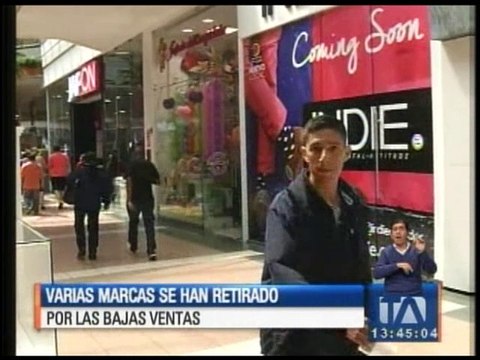Cierre de negocios por los bajos ingresos