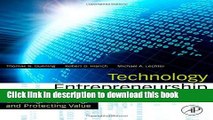 [Download] Technology Entrepreneurship: Creating, Capturing, and Protecting Value Paperback Free